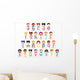 Kids Alphabet Vector Wall Decal Sticker Set