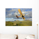 Super Cub Takes Off At Marabou Landing On The Upper Mulchatna River Wall Mural