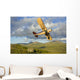 Super Cub Takes Off At Marabou Landing On The Upper Mulchatna River Wall Mural