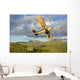 Super Cub Takes Off At Marabou Landing On The Upper Mulchatna River Wall Mural
