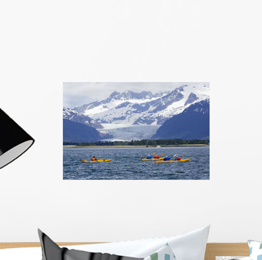 Sea Kayakers Wall Mural