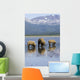 Brown Bears Digging Clams Wall Mural