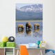 Brown Bears Digging Clams Wall Mural