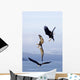 Three Bald Eagles Wall Mural