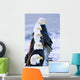 Six Bald Eagles Perched Wall Mural