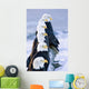 Six Bald Eagles Perched Wall Mural