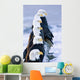 Six Bald Eagles Perched Wall Mural