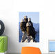 Several Adult Bald Ealges Perched Wall Mural