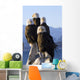 Several Adult Bald Ealges Perched Wall Mural