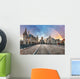 Rainbow over Ghent Belgium Wall Decal