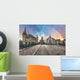 Rainbow over Ghent Belgium Wall Decal