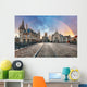 Rainbow over Ghent Belgium Wall Decal