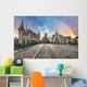 Rainbow over Ghent Belgium Wall Decal