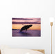 Humpback Whale Breaching @ Sunset Composite Se Ak Wall Mural