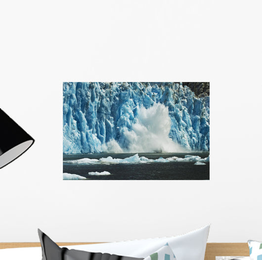 View Of Dawes Glacier Calving Wall Mural