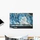 View Of Dawes Glacier Calving Wall Mural