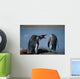 Group Of King Penguins Interacting Together Wall Mural