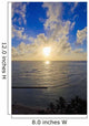 Hawaii, Oahu, Sunset over Waikiki Beach and ocean Wall Mural