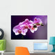 Purple orchid background romance Wall Mural