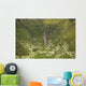 Hawaii, Maui, Waimoku Falls and lush greenery Wall Mural