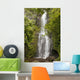 Hawaii, Maui, Hana, Wailua Falls and lush foliage Wall Mural