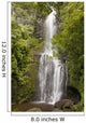 Hawaii, Maui, Hana, Wailua Falls and lush foliage Wall Mural