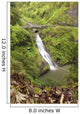 Wailua Falls beaneath a bridge along the road to Hana Wall Mural