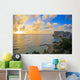 View of the Pacific Ocean and Waikiki Beach during sunset Wall Mural