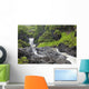 Hawaii, Maui, Hana, Seven Sacred Pools, a large stream and waterfalls Wall Mural
