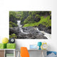 Hawaii, Maui, Hana, Seven Sacred Pools, a large stream and waterfalls Wall Mural