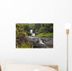 Hawaii, Maui, Hana, Seven Sacred Pools, a large stream and waterfalls Wall Mural