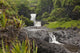 Hawaii, Maui, Hana, Seven Sacred Pools, a large stream and waterfalls Wall Mural