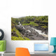 Hawaii, Maui, Hana, Seven Sacred Pools, a large stream and waterfalls Wall Mural