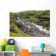 Hawaii, Maui, Hana, Seven Sacred Pools, a large stream and waterfalls Wall Mural