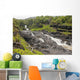 Hawaii, Maui, Hana, Seven Sacred Pools, a large stream and waterfalls Wall Mural