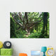 Hawaii, Maui, Honolua, A tree surrounded by lush green vines Wall Mural