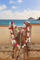 Two lounge chairs on the white sandy beach of Lanikai Wall Mural