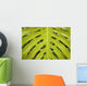 Hawaii, Maui, Keanae, A closeup view of a large green leaf Wall Mural