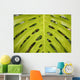 Hawaii, Maui, Keanae, A closeup view of a large green leaf Wall Mural
