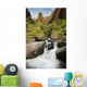 Hawaii, Maui, Iao River Valley waterfall Wall Mural