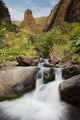 Hawaii, Maui, Iao River Valley waterfall Wall Mural