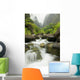 Hawaii, Maui, Iao River Valley waterfall Wall Mural