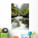 Hawaii, Maui, Iao River Valley waterfall Wall Mural