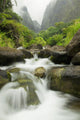 Hawaii, Maui, Iao River Valley waterfall Wall Mural