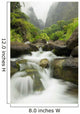 Hawaii, Maui, Iao River Valley waterfall Wall Mural