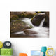 Hawaii, Maui, Iao River Valley, water in motion over rocks Wall Mural