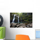 The three Waikani Falls with a clear blue pond on The Road To Hana Wall Mural