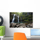 The three Waikani Falls with a clear blue pond on The Road To Hana Wall Mural