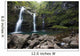 The three Waikani Falls with a clear blue pond on The Road To Hana Wall Mural