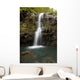 The three Waikani Falls with a clear blue pond on The Road To Hana Wall Mural